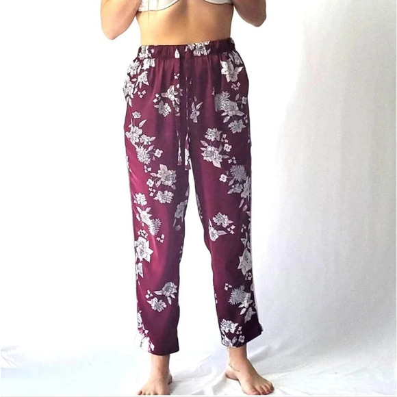 Truth Floral Silky Lounge Pants - Large - Picture 1 of 9